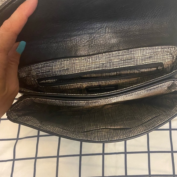 MMS  Design Studio Studded Black Chain Purse - Picture 4 of 9